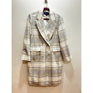 Rachel Roy Women's Db Coat with Notch Collar Size L